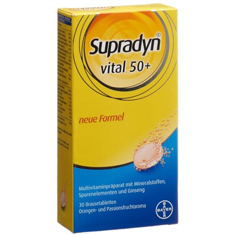 Supradyn Vital 50+ Brausetabl 30 dona