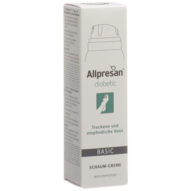 Allpresan diabetic foam cream base Urea 125 ml