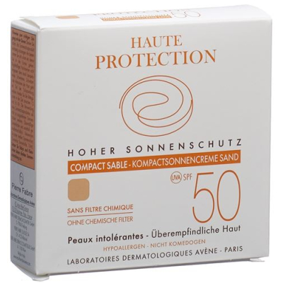 Avene sun kompaktiškas kremas nuo saulės spf50 + 10 g