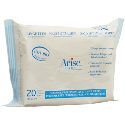 Arise swiss baby wipes traveler 20pcs