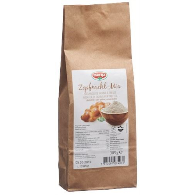 Morga Zopfmehl mix Bezglutenowy Organiczny 305 g