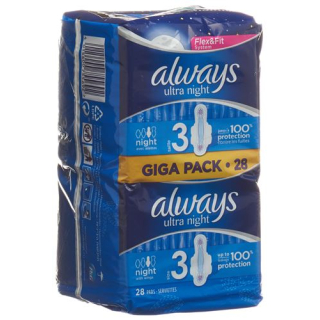 Ultra always binding Night with wings Gigapack 28 pcs