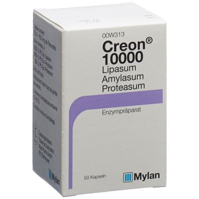 Creon 10000 kaps fl 50 יח'