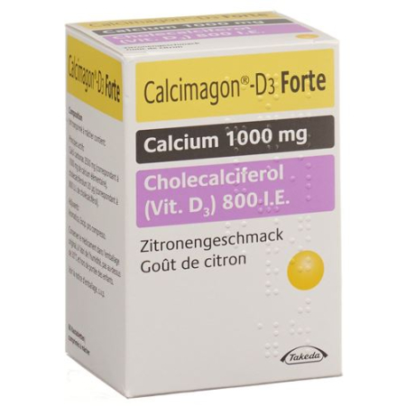 Calcimagon D3 Forte Kautabl Lemon Ds 60 pcs