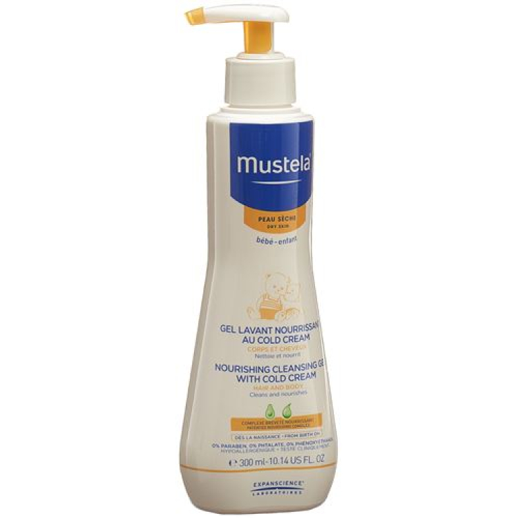 Mustela mild cleansing gel with Cold Cream dry skin 300 ml