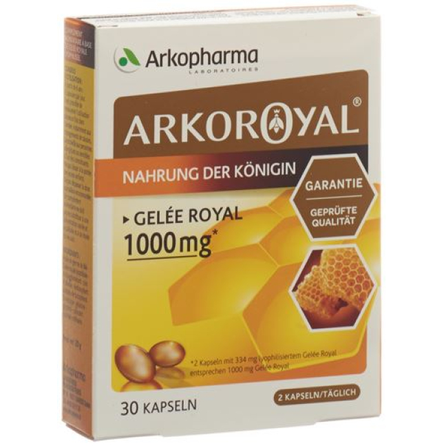 Arkoroyal 1000mg 30 capsules for Skin Care