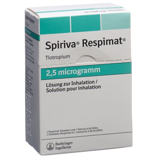 Buy Spiriva Respimat Inhal Lös 2.5 mcg \/ stroke 60 Dos Online