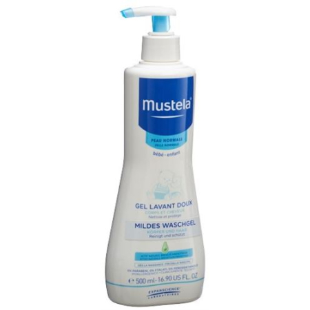 Mustela Wash Gel Disp Normal Skin 500 ml