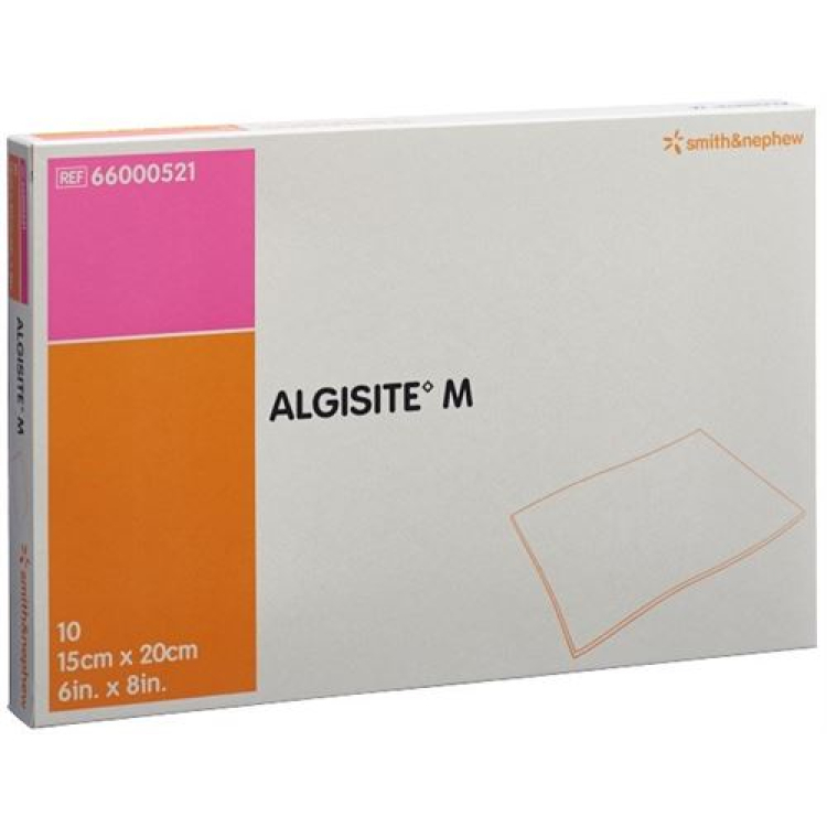 ALGISITE M alginato kompresai 15x20cm 10 vnt