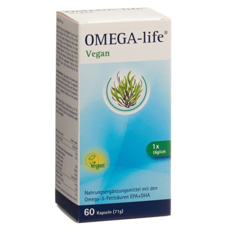 Omega-life vegansk Cape Ds 60 stk