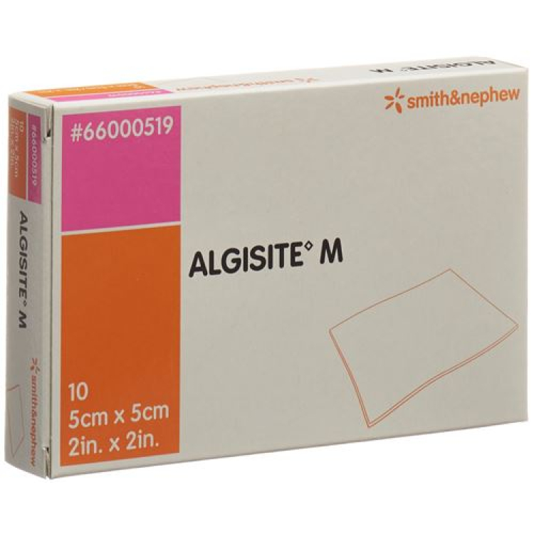 Algisite M alginate compresses 5x5cm 10 pcs