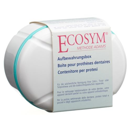 Ecosym պահեստավորման տուփ ատամնաշարի համար