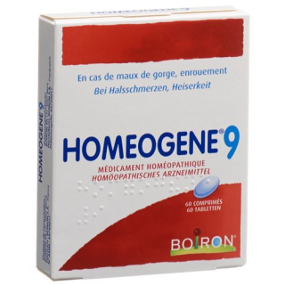 Homeogene Boiron No 9 tabl 60 pcs