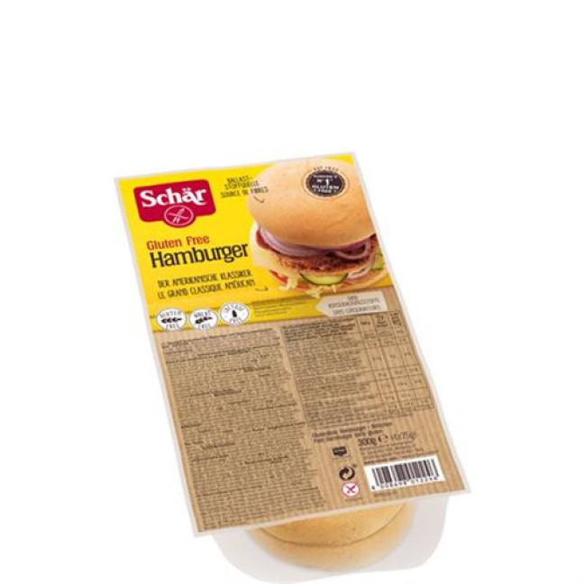 Pokřivený hamburger bez lepku 4 x 75 g