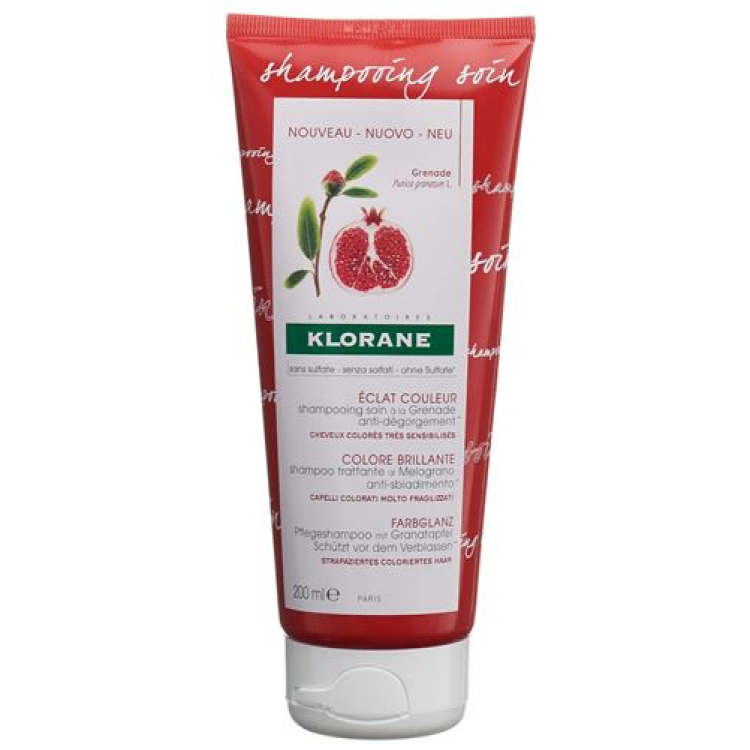 Klorane pomegranate shampoo without Sulfate 200 ml