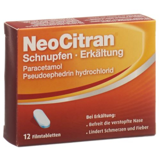 NeoCitran cold/cold film tablets 12 pcs