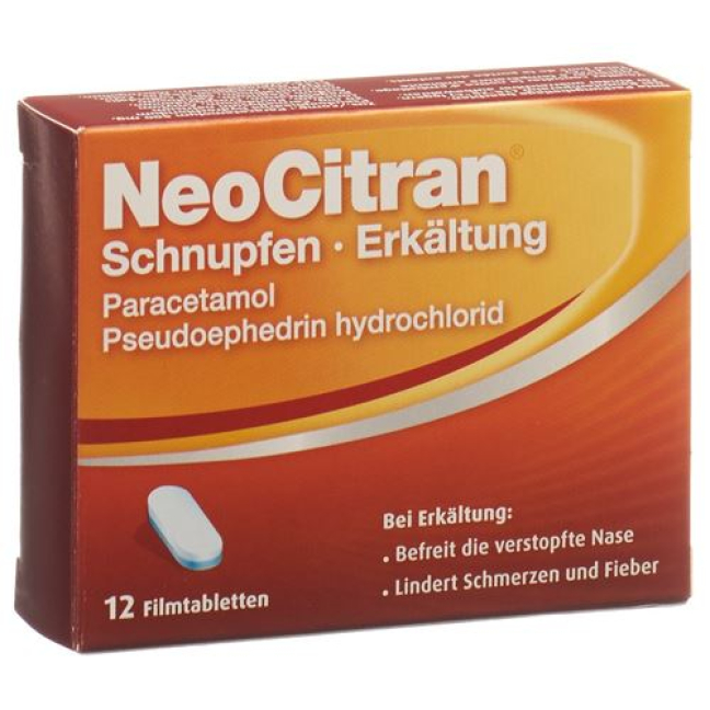 NeoCitran viêm mũi / cảm lạnh Filmtabl 12 chiếc