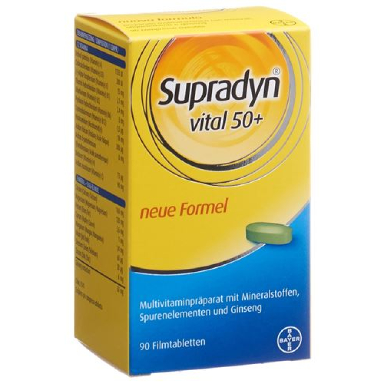 Supradyn Vital 50+ Filmtabl 90 ədəd