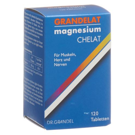 Grandelat magnesiumkelaattitabletit 120 kpl