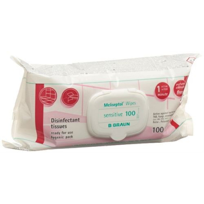 Meliseptol wipes sensitive 100 (플로우 팩)