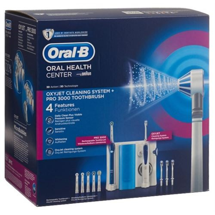 Oral-B OxyJet cleaning system + PRO 3000