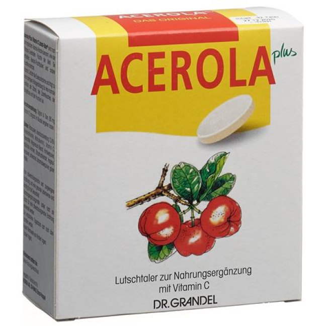 Dr Grandel Acerola Plus lozenges Taler vitamin C 32 pcs