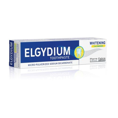 ថ្នាំដុសធ្មេញ elgydium white tube 75ml