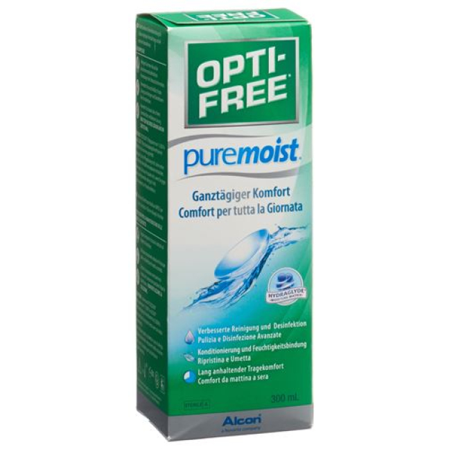 Optifree PureMoist multifunktionsdesinfektionsløsning Lös Fl 300 ml