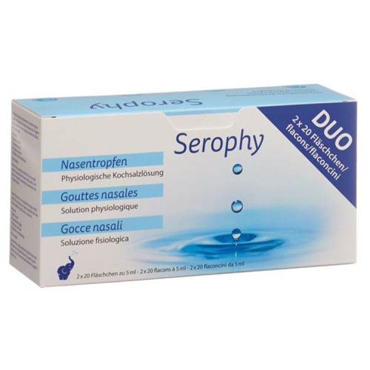 Serophy fiziološki rastvor 5 ml 2 x 20 kom