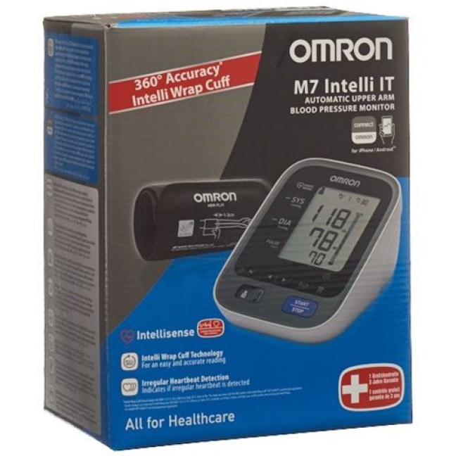Omron upper arm blood pressure monitor M7 Intelli IT buy online