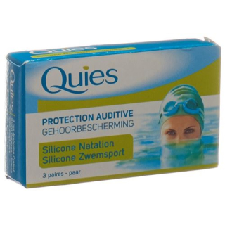 Quies protection auditive silicone 3 paires