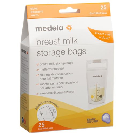 Medela sachets pour lait maternel 25 pièces