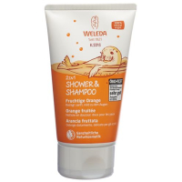 WELEDA Kids 2 in 1 Shower & Shampoo فروتي أورانج 150 مل