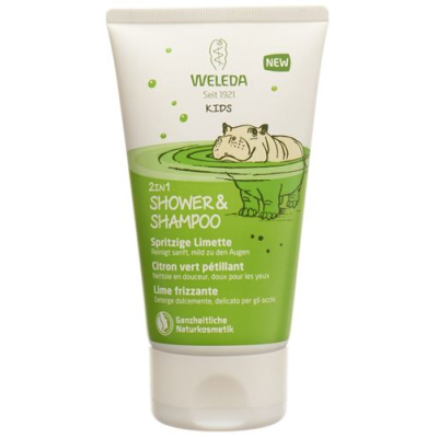 Weleda kids 2v1 spraycha and šampon sparkling lime 150 ml