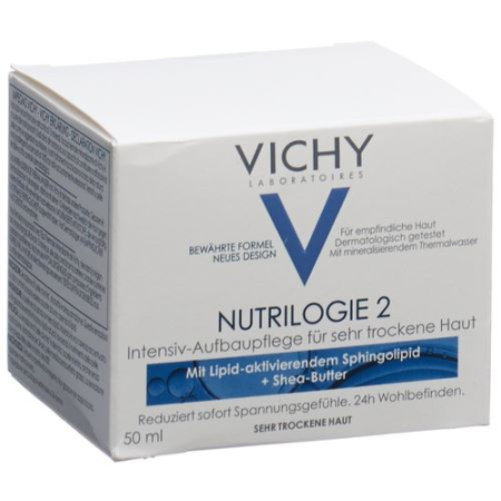 vichy nutrilogie 2 krem ​​çok kuru ciltler için 50 ml
