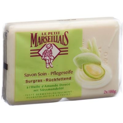 Le petit marseillais tvål söt mandel 2 x 100 g