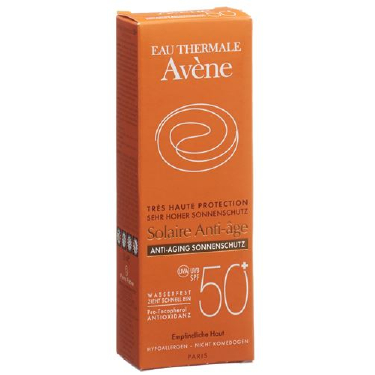 Avene सन सन प्रोटेक्शन एंटी-एजिंग SPF50 + 50 मिली