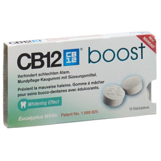 CB12 boost white chewing gum Eucalyptus 10 pcs
