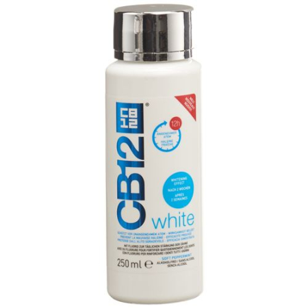 CB12 White Mouthwash Bottle 250 ml