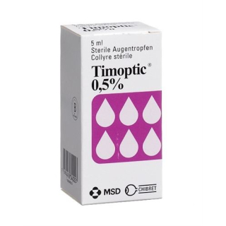 Timoptic 0,5% Gd Opht Fl 5 ml