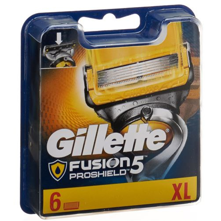 Gillette Fusion5 Proshield skin protection system blades skin grounding system Kling 6 pcs