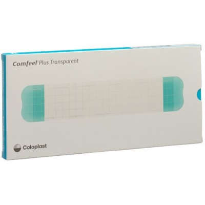 Comfeel plus transparentný hydrokoloidný obväz 5x25cm 5 ks