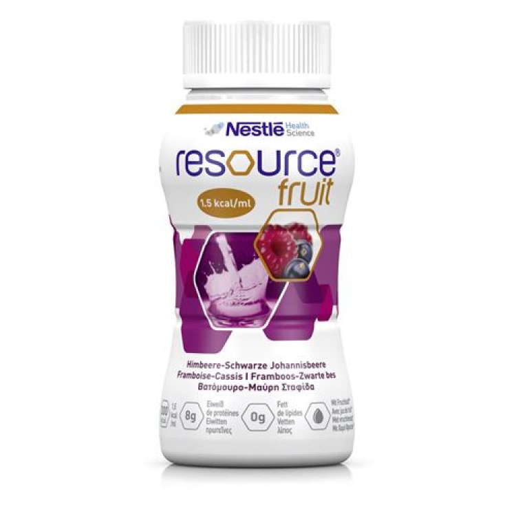 Resource Fruit Malina crna ribizla 4 Fl 200 ml