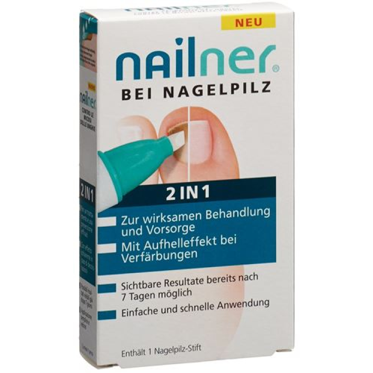 Nailner fungal nail pin 2-in-1