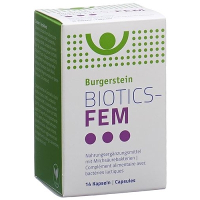 Burgerstein biotics-fem 14 капсули