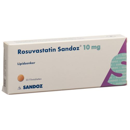 Rosuvastatin Sandoz Filmtabl 10 mg 30 pcs