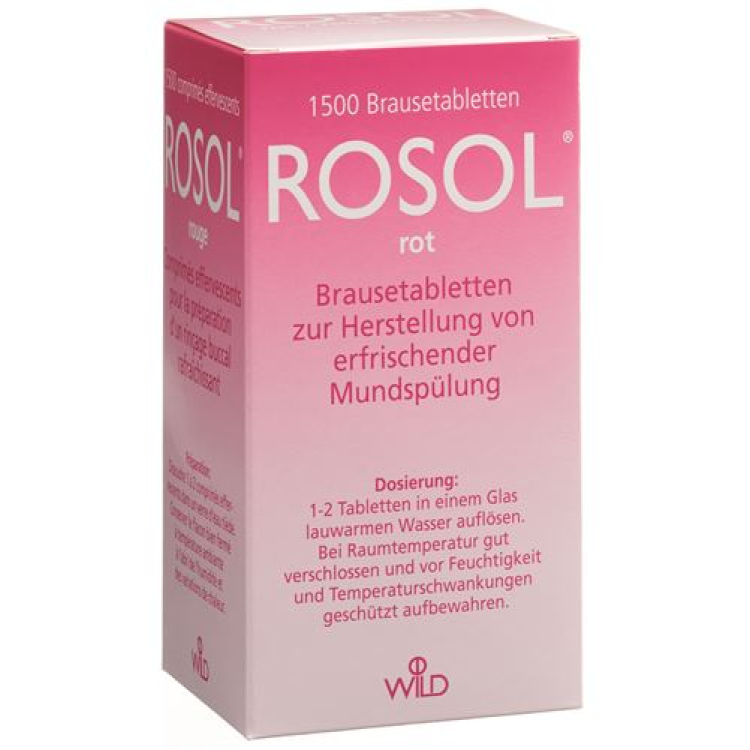 Rosol efervescente 1;500uds