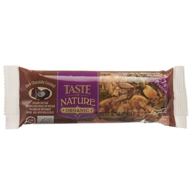 Taste of Nature bars Protein Coconut 40g