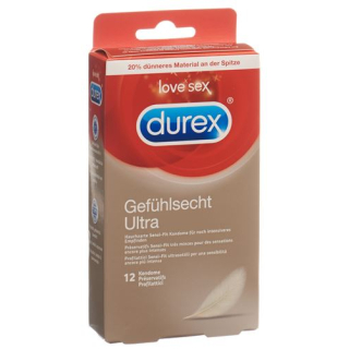 Durex Real Feeling Ultra Préservatifs 12 pièces