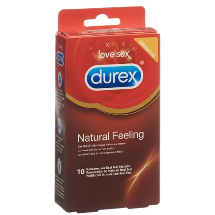 Durex Natural Feeling Prezervativləri 10 ədəd